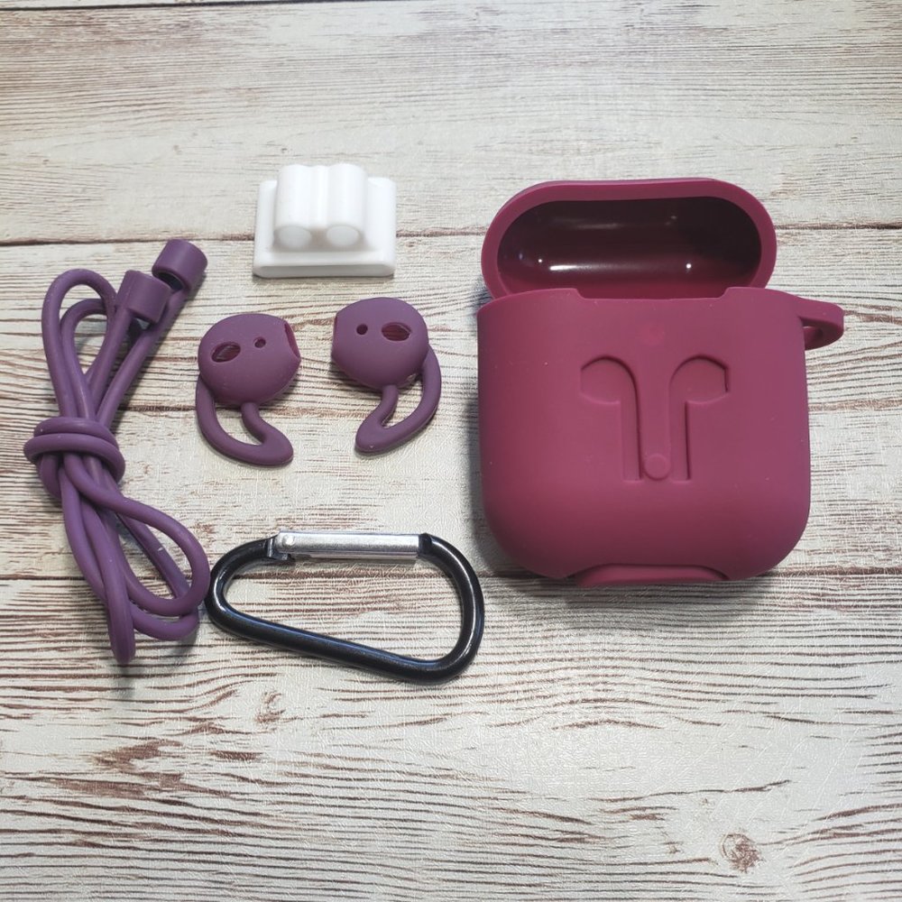 Airpods Silicone Case Skin Cover Accessories 5pc